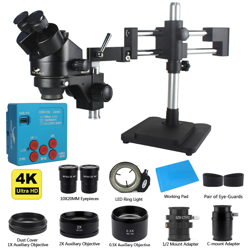 48MP HDMI USB Industrial Camer - Simul-Focal Industrial Microscope 4K Hdmi review and price