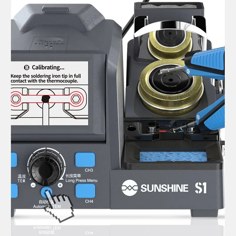 SUNSHINE S1 Precision Tweezers - C210 Precision Soldering Station review and price